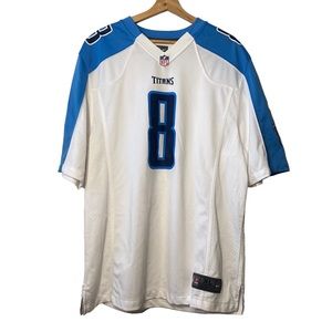 Nike NFL Marcus Mariota 8 Tennessee Titans On Field Jersey Mens XL